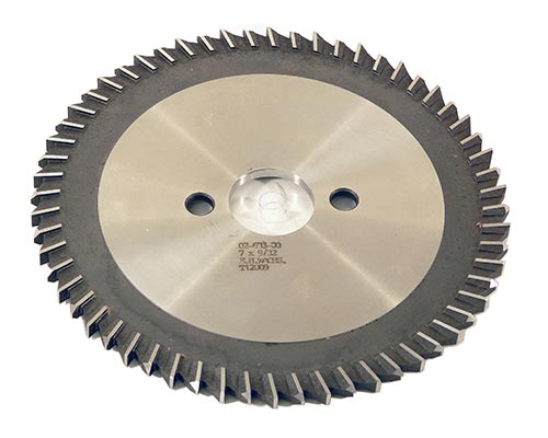 HSS Slitting Saw Blade 7in x 9/32in (177.8mm x 7.14mm)