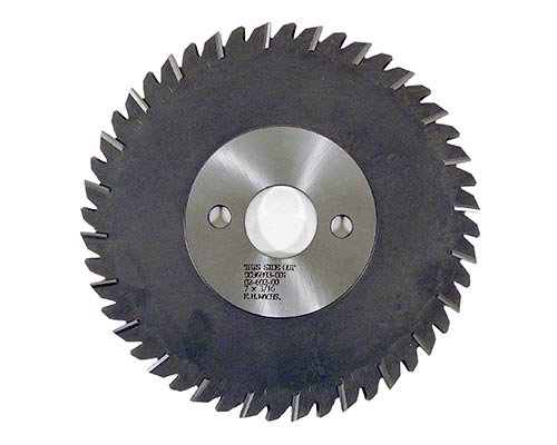 HSS Slitting Saw Blade 7in x 3/16in (177.8mm x 4.76mm)