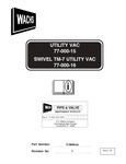 Utility Vac Swivel TM-7 Vacuum User Manual